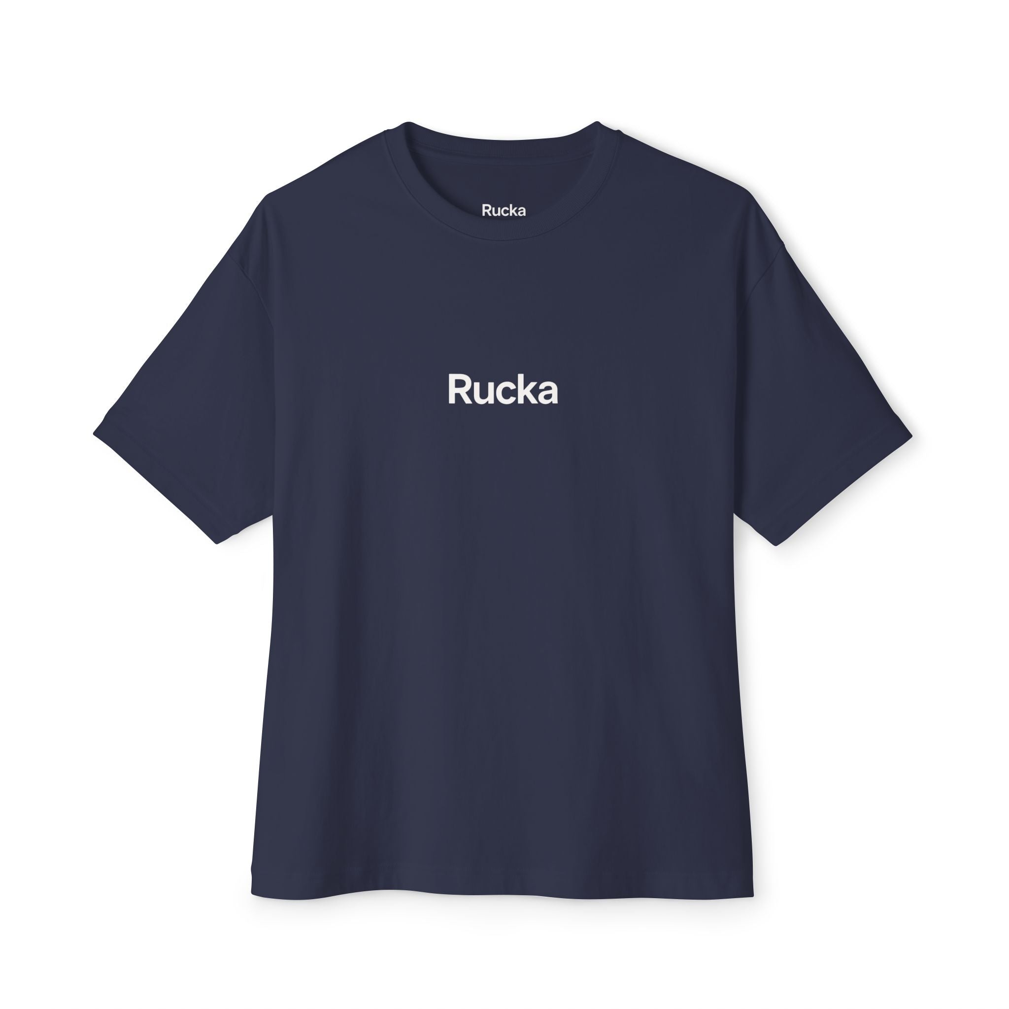 Rucka Minimalist Oversized Tee — Soft Pink Boxy T-Shirt