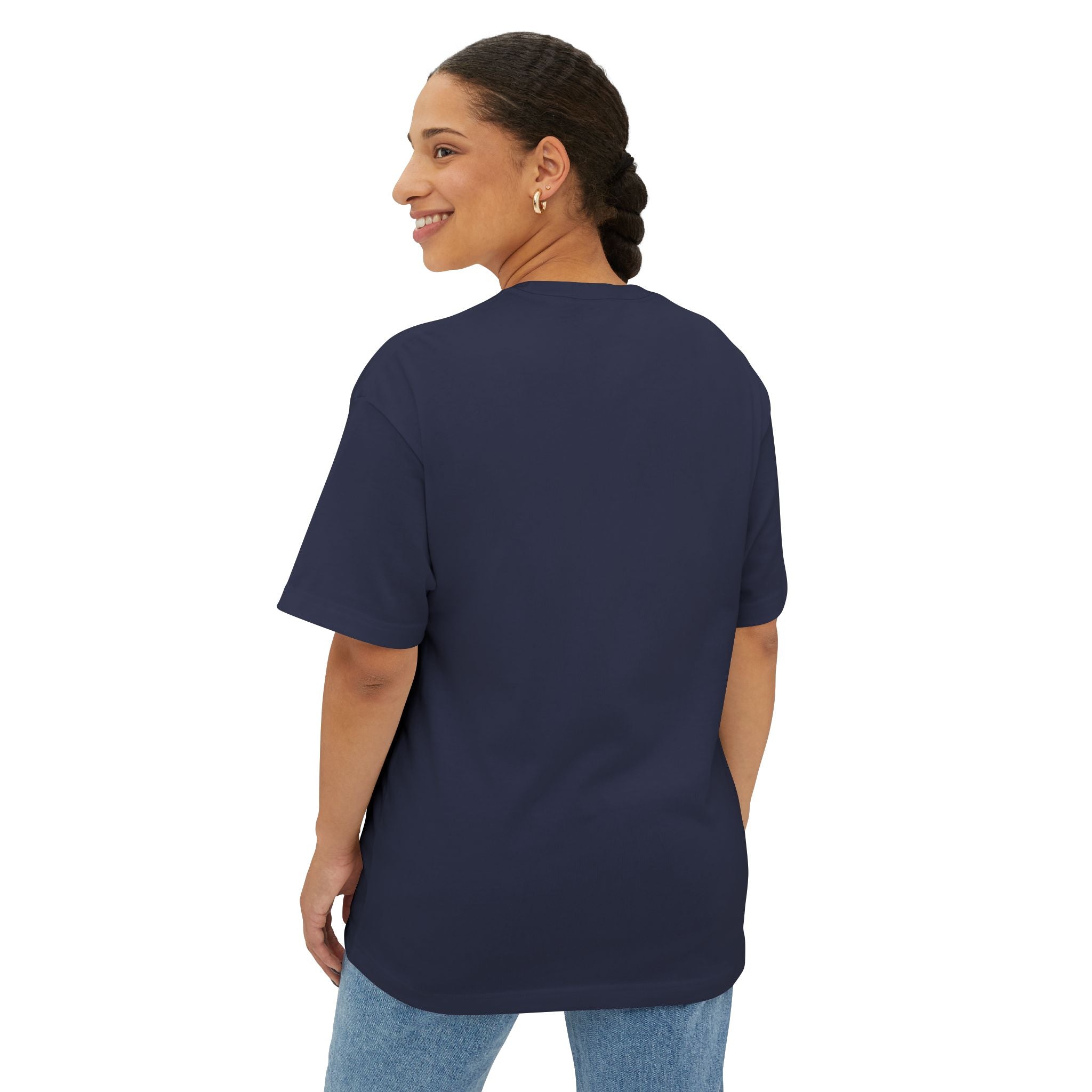 Rucka Minimalist Oversized Tee — Soft Pink Boxy T-Shirt