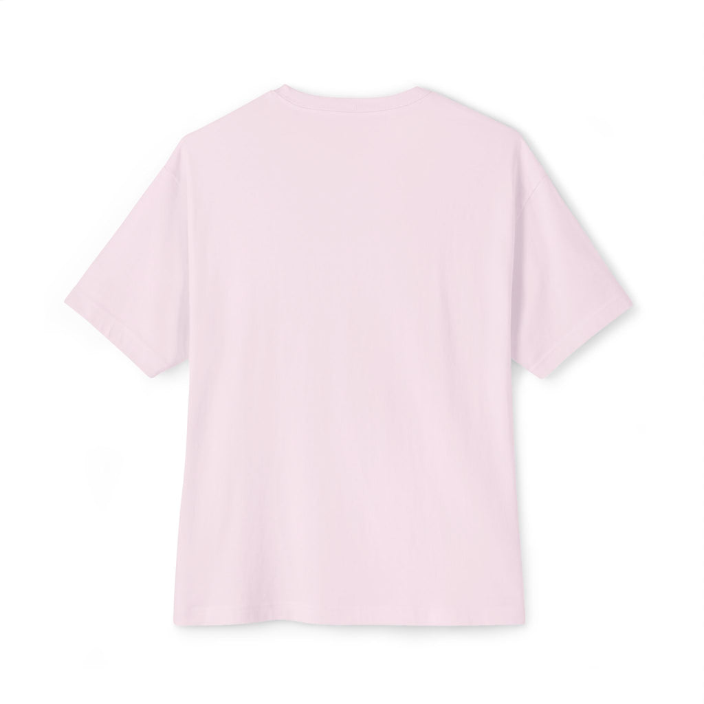 Rucka Minimalist Oversized Tee — Soft Pink Boxy T-Shirt