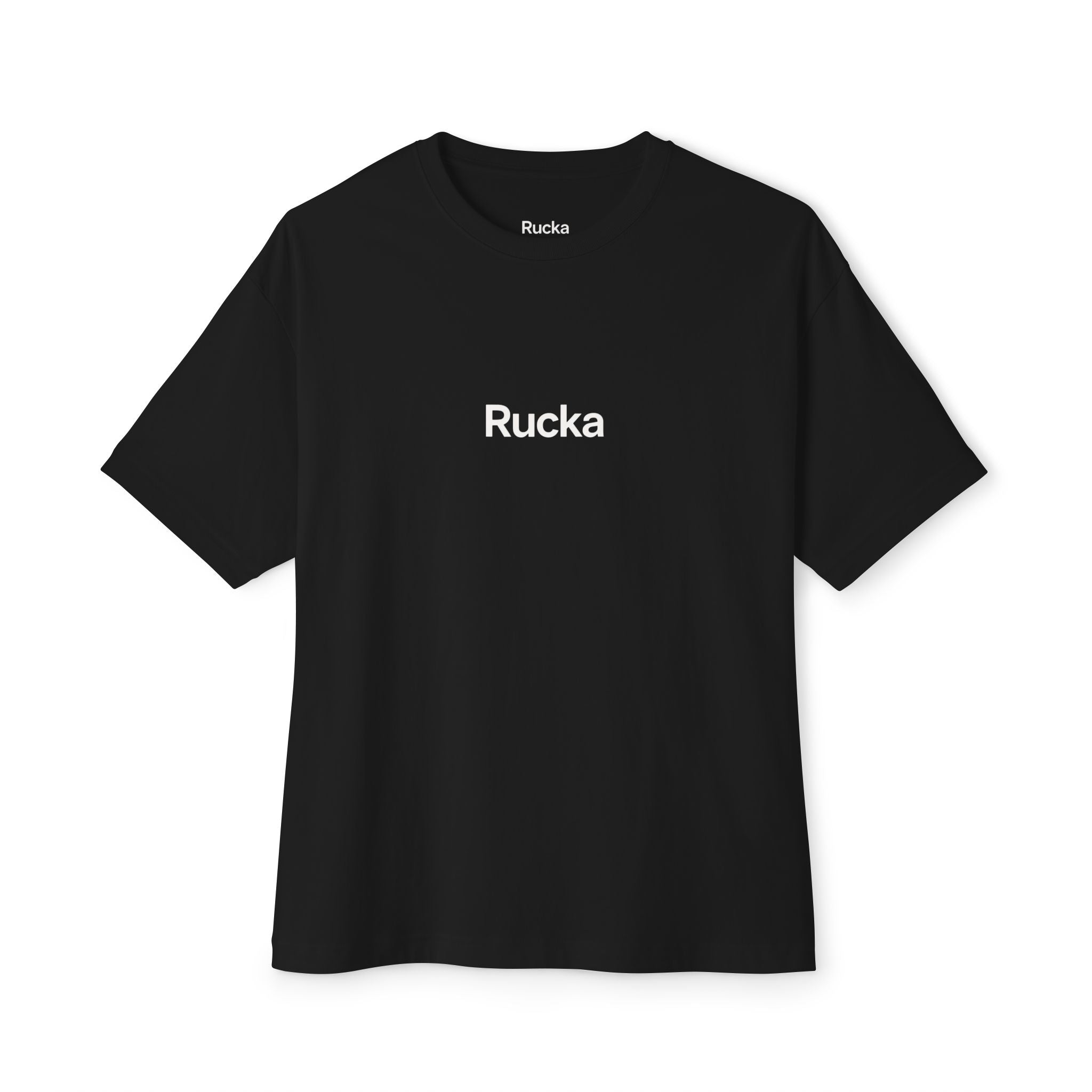Rucka Minimalist Oversized Tee — Soft Pink Boxy T-Shirt