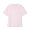 Rucka Minimalist Oversized Tee — Soft Pink Boxy T-Shirt